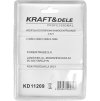 Kraft&Dele KD11209 — Sada samocentrujících vrtáků s zahloubením, 4 ks, HSS, stopka 1/4"