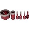 Kraft&Dele KD11219 — Sada diamantových korunových vrtáků 5 ks (6–68 mm, M14, adaptér 3/8 HEX)