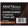 45483 2 57963 2 brusny papir 50 ks kotouc 125 mm p40 se suchym zipem kd11807