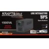 Záložní zdroj UPS 1500VA LCD Kraft&Dele KD1929