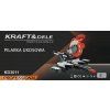 Pokosová pila Kraft-Dele KD3011 s laserovým vedením, 2200 W, kotouč 210 mm