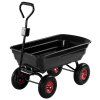 62667 2 zahradni transportni vozik 75 l 300 kg kd3127