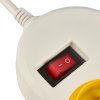 Prodlužovací kabel 1,5 m, 5 zásuvek, bílý – Kraft&Dele KD4000