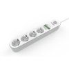 60633 1 prodluzovaci kabel s usb 2 m 4 zasuvky 4x usbkd4030