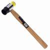 58632 1 gumovy plastovy kladivo 30 mm s drevenou rukojeti kd903