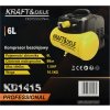Bezolejový kompresor 6 l 8 bar KD1415