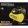 Bezolejový kompresor 6 l 8 bar KD1415
