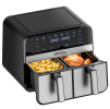 55047 8 117552 8 bezolovnata friteza airfryer 9 l 2500 w s dvojitymi komorami a lcd displejem