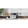 Kraft&Dele KD4180 – Bezolovnatá fritéza Airfryer 9 l 2500 W s dvojitými komorami a LCD displejem
