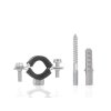 60207 1 kovova objimka s gumou pro trubky 3 8 15 19 mm 200