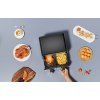 72915 8 kraft dele beztukova friteza 9 l s lcd a dvoji zonou vareni kd4179
