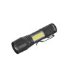 61803 3 mini takticka svitilna led cob 10 w 500 mah 500 lm ipx5 vystavni karton 12 96