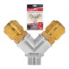 62046 mosazny t kus gz 1 2 s rychlospojkami 10 50
