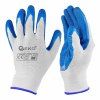 64059 ochranne rukavice z polyesteru velikost 11 latexove bilo modre 12 240