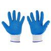 64059 2 ochranne rukavice z polyesteru velikost 11 latexove bilo modre 12 240