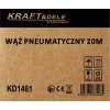 Pneumatická hadice svinutá 20 m Kraft&Dele KD1461