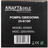 Cirkulační čerpadlo Kraft-Dele KD803 pro moderní topné systémy