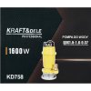 Ponořitelné čerpadlo na vodu 1600 W 1" KD758
