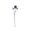 66348 6 prodluzovaci kabel bila zasuvkova lista 3 zasuvky 3 m 40