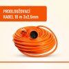 6672 6 16236 prodluzovaci kabel 10 m 1 ks zasuvky 3x2 5mm