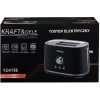 Toster Kraft&Dele KD4156 – 1000 W, 2 sloty, nerezová ocel
