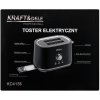 Toster Kraft&Dele KD4156 – 1000 W, 2 sloty, nerezová ocel