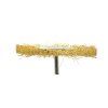 122841 3 drateny kartac kotoucovy mosazny 100 mm s trnem 10 x 120 mm geko