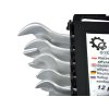 122985 2 klice ploche s ockem satinovane 6 22 mm sada 12 ks geko