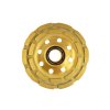 126027 dvojity segmentovy kotouc pro brouseni betonu 125 mm x 22 23 mm heidmann 50