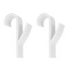 78405 2 128508 vesaky na radiator geko bile 2 ks prakticke koupelnove hacky pro rucniky a obleceni