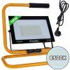 78595 11 128983 led reflektor 100w geko se stativem 10000 lm studena bila 6500k pro dilny a stavby