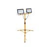 128986 3 led reflektor 2x100w geko s teleskopickym stativem neutralni bila 4500k pro profesionalni osvetleni