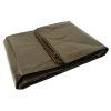 129361 ochranna plachta geko 10 10 m extra silna 200 g m hneda s kovovymi oky