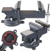 Svěrák otočný s kovadlinou 125 mm 360° Powermat PM-IS-125T