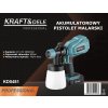 Akumulátorová stříkací pistole 21 V 2000 mAh Kraft&Dele KD5481
