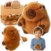 72855 pluszovy privesek kapibara s pohyblivym ocaskem 9x8 cm